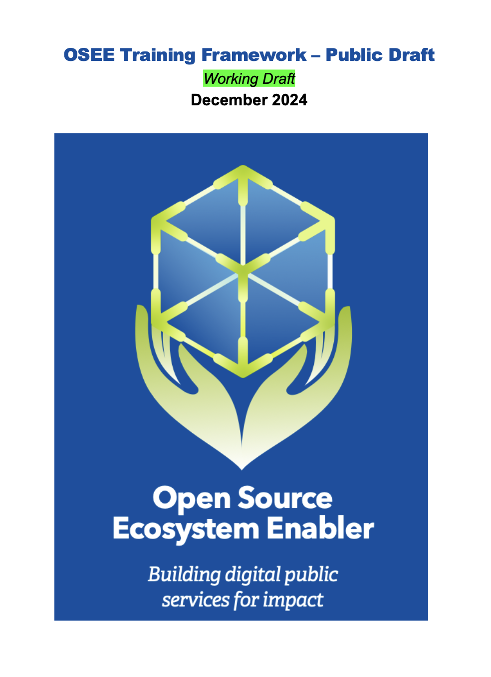 OSEE Framework Cover